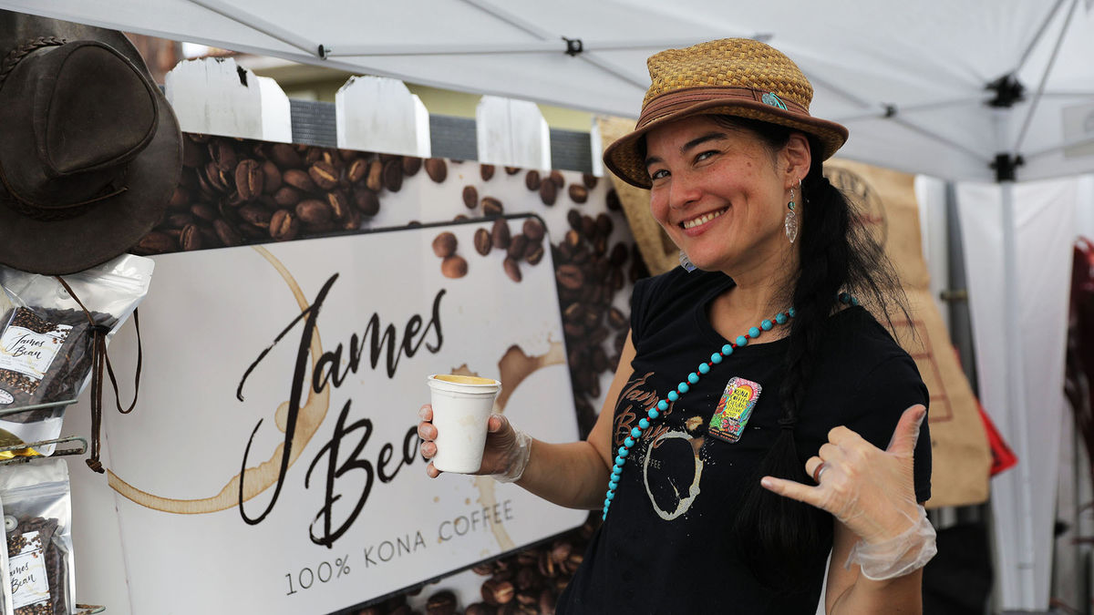 Kona coffee culture at annual festival