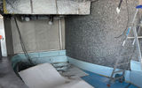 This space will transform into a shallow pool for spa guests.