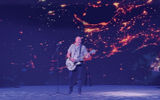 Captain Kirk plays the guitar in the unfinished ship's theater.