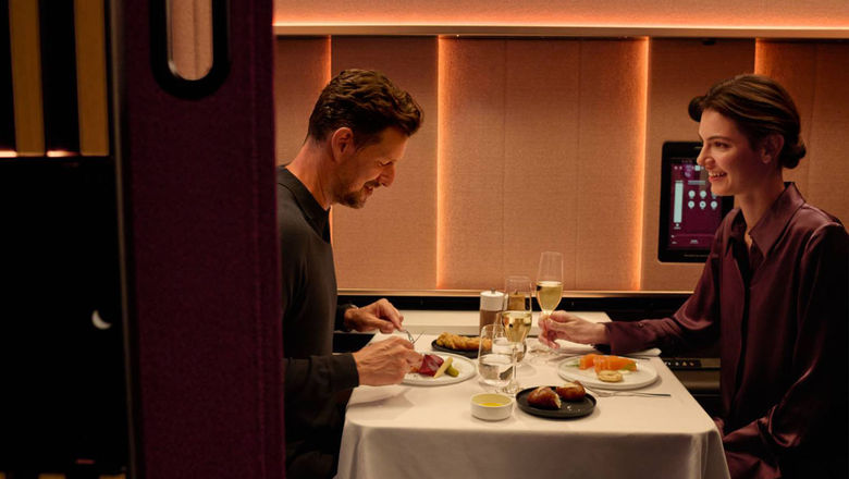 First-class flyers now enjoy French-inspired appetizers, a between-course sorbet and an expanded bread selection.