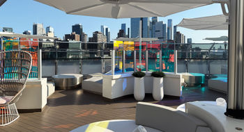 Richard’s Rooftop on the Brilliant Lady, an exclusive section of the ship for suite guests.