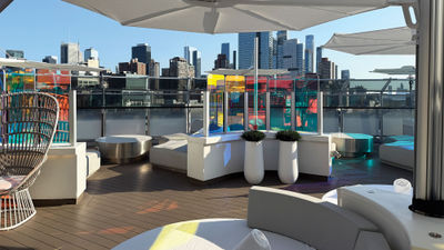 Richard’s Rooftop on the Brilliant Lady, an exclusive section of the ship for suite guests.