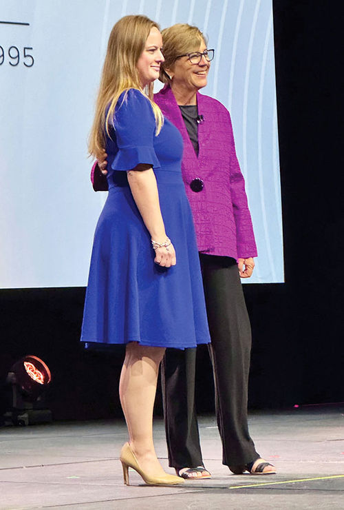 Nexion president Jackie Friedman (right) with travel advisor Rachel Kerr, the winner of the Robbi Hamida Ambassador Award. Nexion president Jackie Friedman (right) with travel advisor Rachel Kerr, the winner of the Robbi Hamida Ambassador Award.