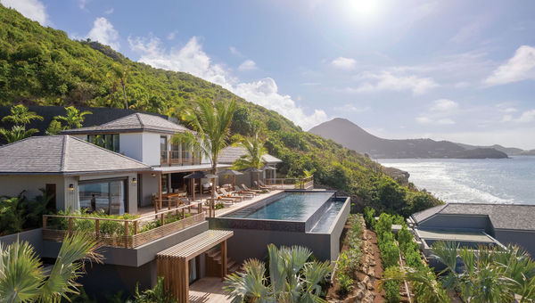 Villa Saba, the latest addition to the property, is a secluded five-bedroom villa. Villa Saba, the latest addition to the property, is a secluded five-bedroom villa.