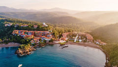 Villas perched above the beach at Careyes, one of Mexico's original master-planned luxury communities.