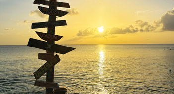 Rhythms at Rainbow Beach is one of the best spots in St. Croix for a strong drink and the sunset.