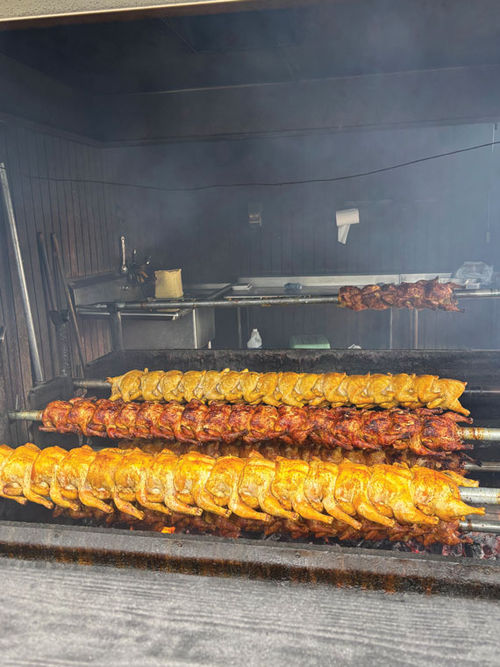 La Reine Chicken Shack is a local institution in St. Croix. La Reine Chicken Shack is a local institution in St. Croix.