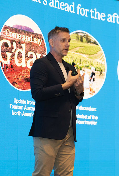 Chris Allison, vice president of Tourism Australia in the Americas.