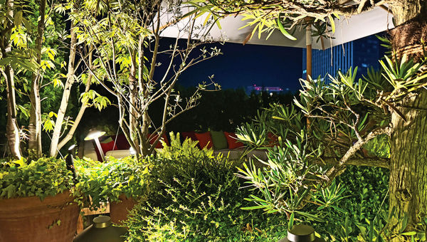 Roof, an alfresco restaurant at the Tokyo Edition Ginza.