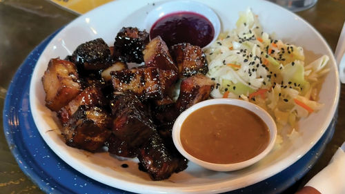Pork Belly PBJ Bites at the DeSoto Grill in Kalispell.