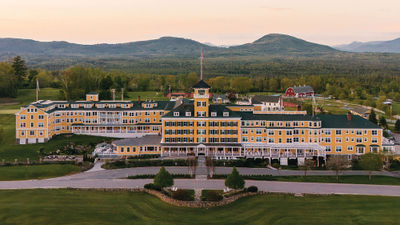 The Mountain View Grand Resort & Spa is set on 1,700 acres in New Hampshire's White Mountains.