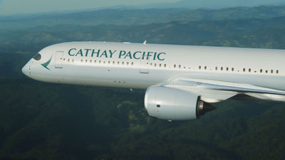 Cathay Pacific will operate Seattle-Hong Kong with A350-900 aircraft.