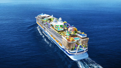 Rendering of the Legend of the Seas, which CEO Jason Liberty said is seeing "very strong booking trends" ahead of its debut in Europe this year.