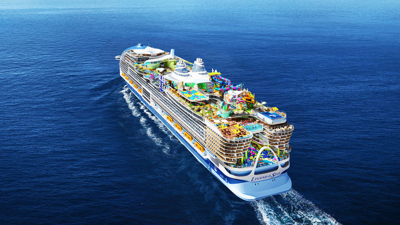 On July 11, the Legend of the Seas' first cruise will depart Italian port Civitavecchia.