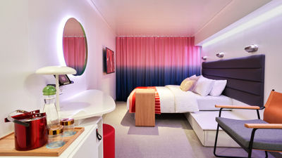 A Virgin Voyages Sea View cabin. Virgin Voyages is launching a fare model for bookings on Oct. 7, with three pricing tiers intended to increase price transparency and choice.