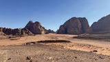 The vastness of Wadi Rum.