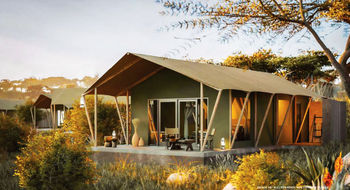 A rendering of a guest accommodation at the Club Med South Africa Beach & Safari.