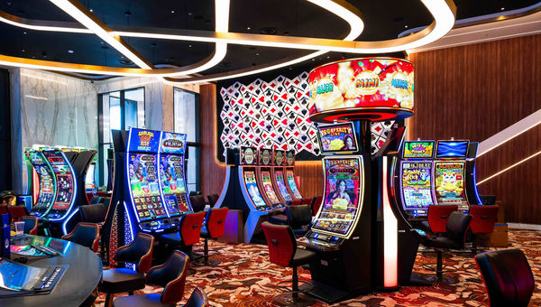 Hundreds of new slot machines have been added to the expanded Ellis Island gaming floor.