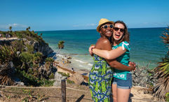 Intrepid guests in the Mexican Caribbean.