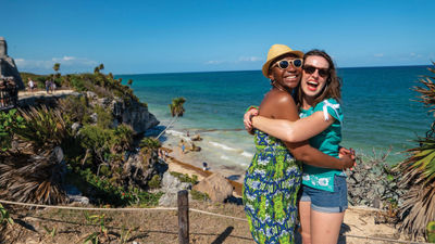 Intrepid guests in the Mexican Caribbean.