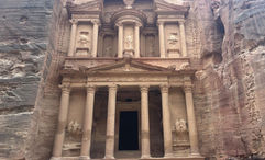 The Petra Treasury, a Wonder of the World, has seen its tourism plummet due to the ongoing war between Israel and Hamas.