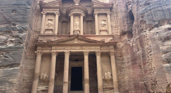 The Petra Treasury, a Wonder of the World, has seen its tourism plummet due to the ongoing war between Israel and Hamas.