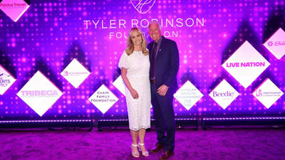 Shannon and Brent Robinson at the Tyler Robinson Foundation’s 11th Annual Rise Up Gala in Las Vegas. Shannon owns Melroy World Travel in Utah.