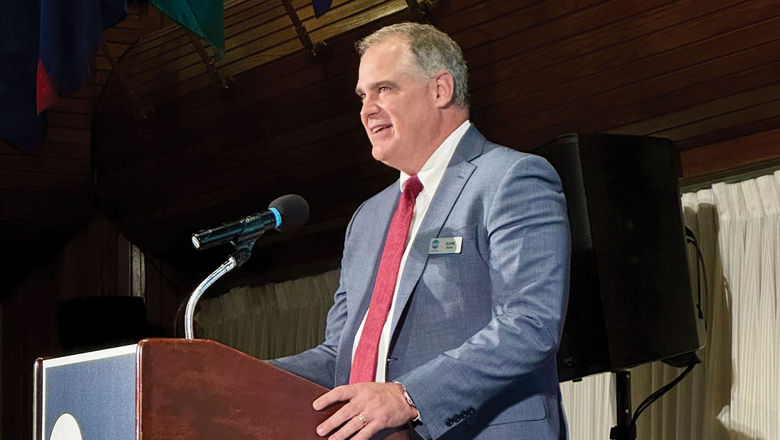ASTA CEO Zane Kerby addressed travel advisors attending Legislative Day in Washington, D.C.
