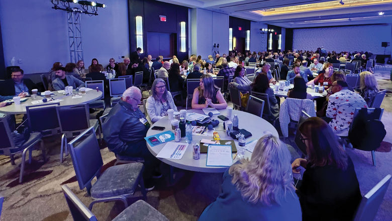 ASTA Legislative Day attendees plan together for their meetings with lawmakers.