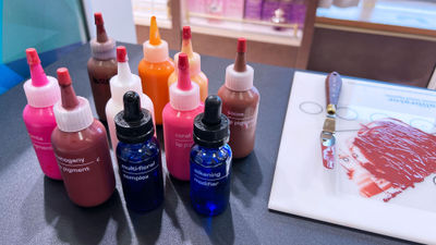 Guests pay $65 to create a lipstick or liquid matte and $60 to make a lip gloss.