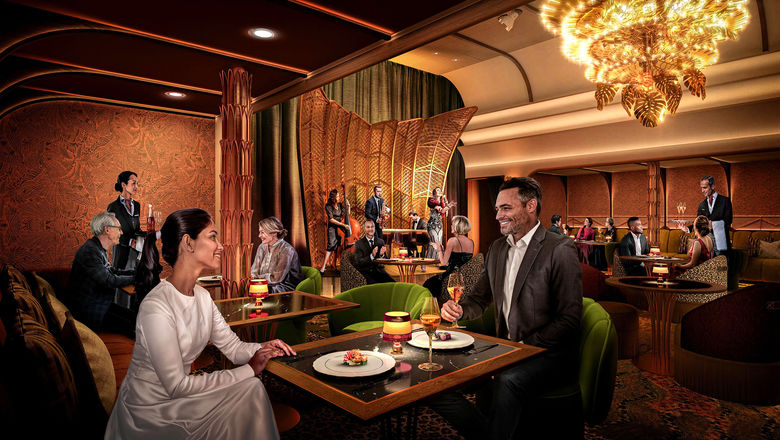 The Hollywoodland Supper Club on Legend of the Seas will have a Golden Age of Hollywood theme.