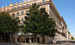 The exterior of the Nobu Hotel & Restaurant Roma, which has opened up reservations for stays starting in early November.