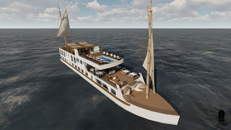 The Sonesta Dahabeya Amirat II sails between Luxor and Aswan.