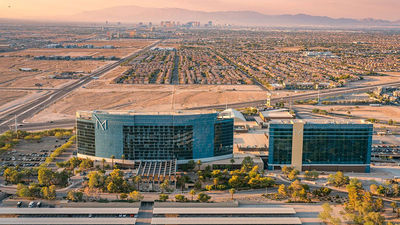 The opening of a second tower, at right, will almost double the room capacity at the M Resort Spa Casino in Henderson.