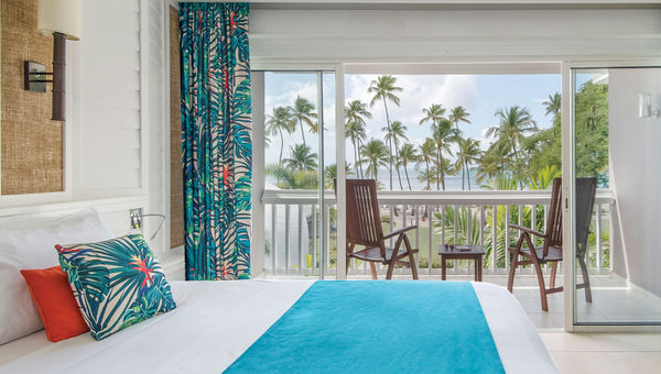 A guestroom showcases the 2019 design refresh.