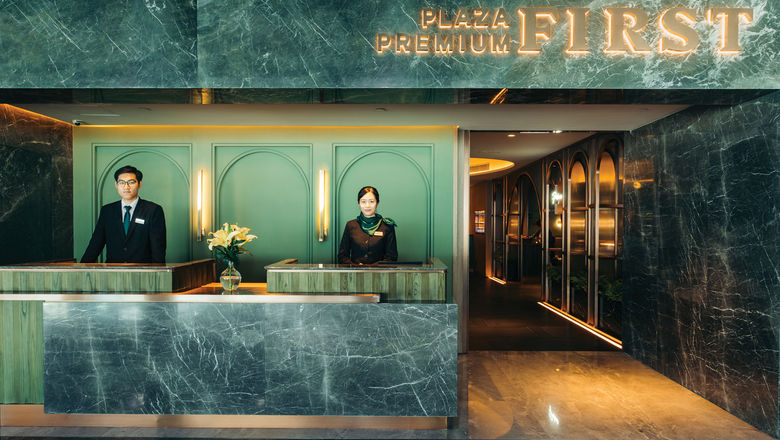 Plaza Premium has six elevated First lounges, including this one in Macau.
