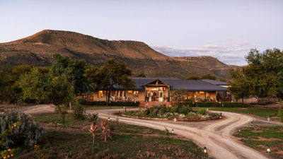The Karoo Lodge, part of the Samara Karoo Reserve in South Africa’s Great Karoo.
