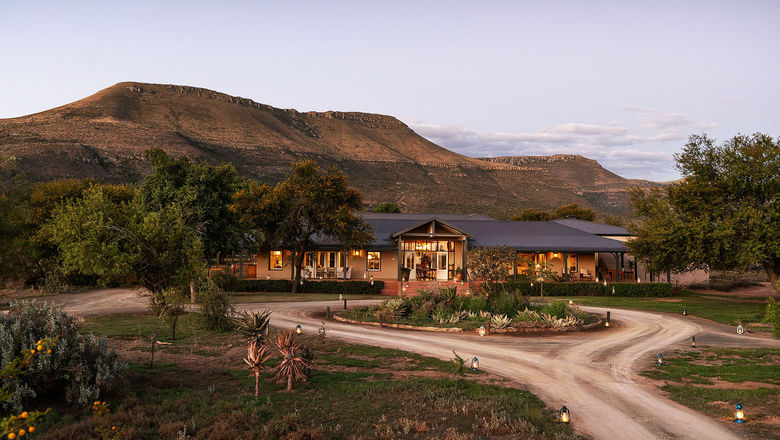 The Karoo Lodge, part of the Samara Karoo Reserve in South Africa’s Great Karoo.