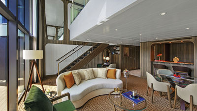 Seabourn Cruise Line's Wintergarden Suite on the Seabourn Venture and Pursuit.
