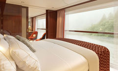 A stateroom rendering on the Marlene.