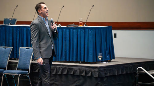 Scenic Group president Ken Muskat talked about breaking into the yacht-cruise market at Cruiseworld's Think Tank session.