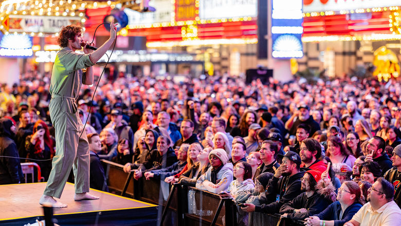 The All-American Rejects performed at the inaugural Neon City Festival in 2024.