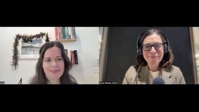Contributing editor Christine Hitt, left, and Folo by Travel Weekly host Rebecca Tobin talk about the latest on travel to Hawaii.