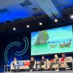 Participants in the Instagrammable moments panel, from left: Danny Genung, Harr Travel; Eddy Mestre, Uniworld; Kendall O’Malley, Backroads; Steve Smotrys, HX Expeditions; Cathy Bennis, Audley Travel; Kelly Hogan, The Travel Corporation; and Cruise Planners franchise owner Susie Flores.