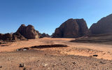A view of Wadi Rum, the sprawling desert where movies like "The Martian," "Star Wars: The Rise of Skywalker," "Rogue One: A Star Wars Story" and "Dune" were filmed due to the other worldly scenery.