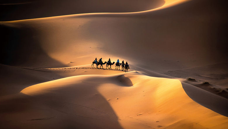 Exodus Adventure Travels' new "Signature Morocco: Echoes of the Minaret" itinerary includes the chance to ride a camel in the Sahara.
