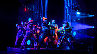 "Booked," a production debuting on the Scarlet Lady, also will be performed on land.