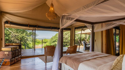 Accommodations at Cottar's 1920s Camp in Kenya's Masai Mara. The company's new AI assistant can provides pricing, availability and detailed information for Cottar's two Masai properties.