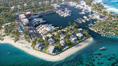 A rendering of the Equinox Resort Anguilla Port Nimara.