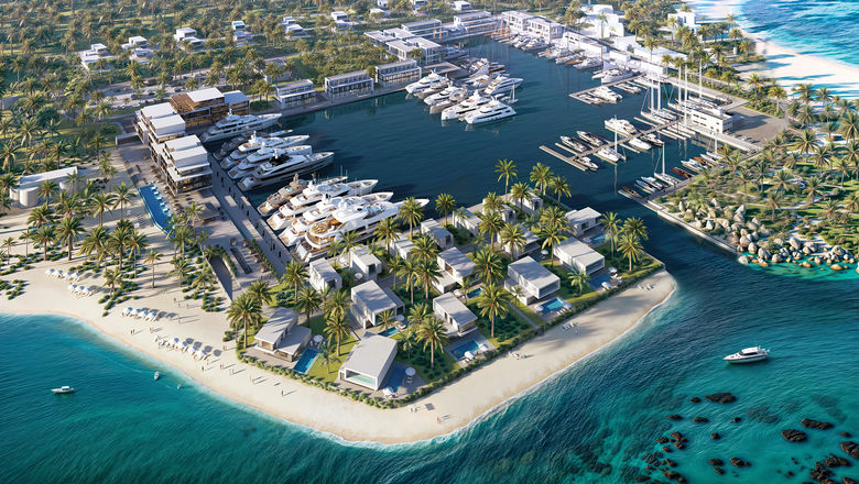 A rendering of the Equinox Resort Anguilla Port Nimara.